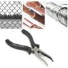6   High Carbon Steel Slimline Bent Nose Pliers Round Curved Nose Pliers for Multiple Purposes