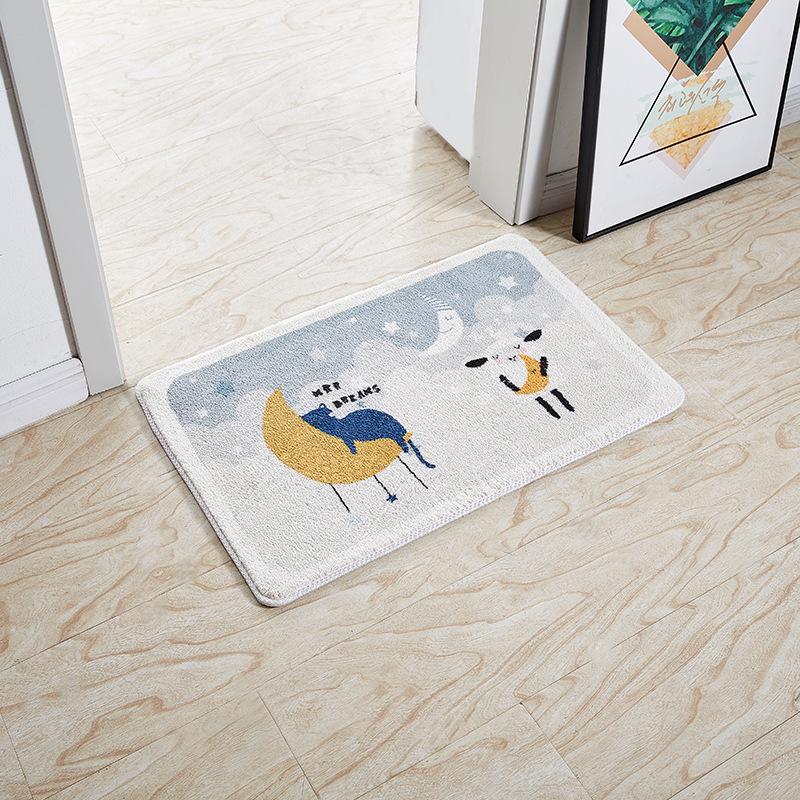 Cartoon Absorbent Bathroom Door Mat