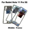 6.67" Per Xiaomi Redmi Note 11 PRO 5G Telaio Centrale Ghiera Anteriore Scocca Posteriore Piastra Intermedia Sostituzione 21091116I, 2201116SG