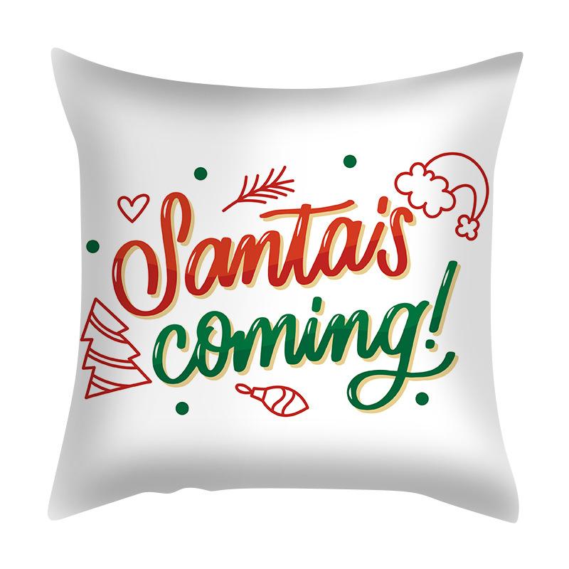 Pillowcase Christmas Cartoon Nordic Cross-border Special for Living Room Bedroom Cushion Pillow
