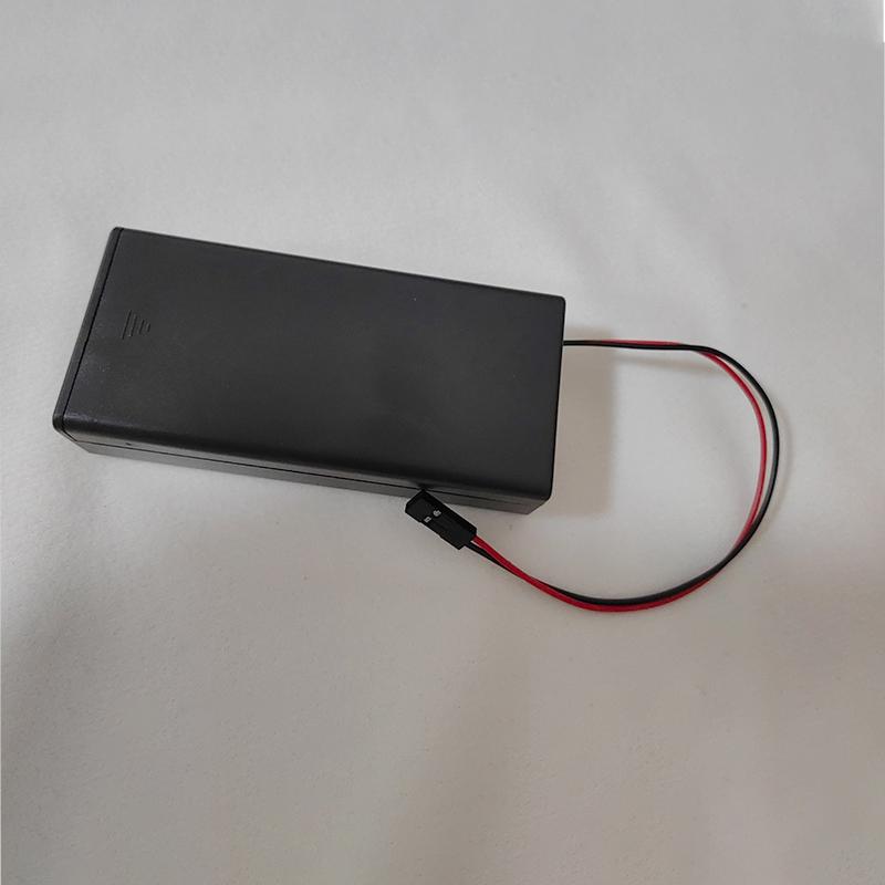 18650 Battery Holder Box 2 Slots Battery Storage Case With Switch & Cover & PH2.0 XH2.54 DC5.5X2.1 USB2.0Terminal Wire