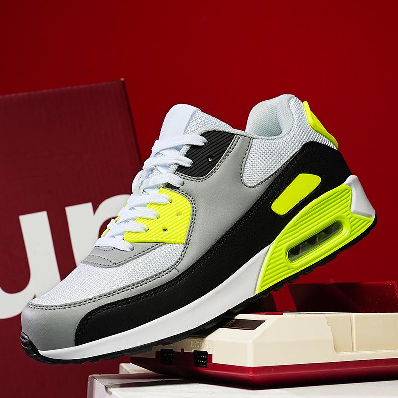 2023 Spring/Fall Unisex Plus Size Mesh Running Shoes – Air Cushion, Casual, Breathable