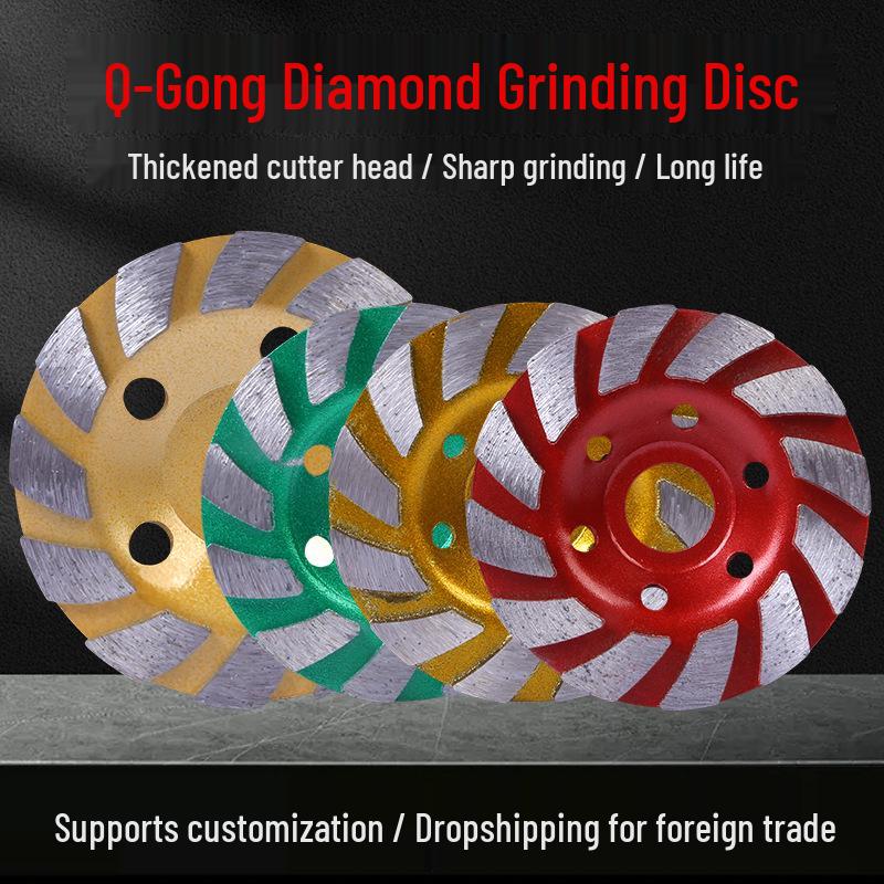 Durable Thickened Diamond Grinding Wheel for Concrete and Stone Angle Grinders
