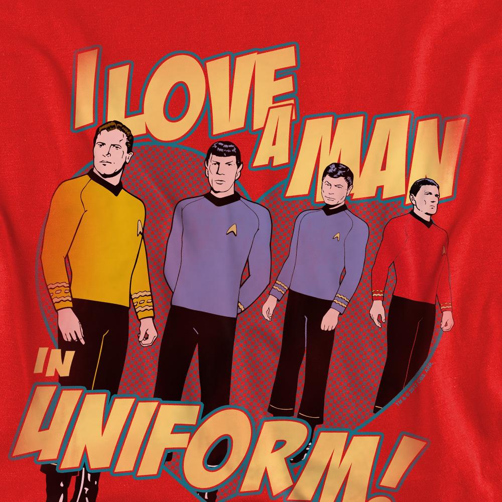 Star Trek Unisex Adult Man in Uniform Sweatshirt
