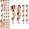 Womens Bikini Sexy Bandage Swimsuit Swimwear Bathing Suit Candy Color Solid
