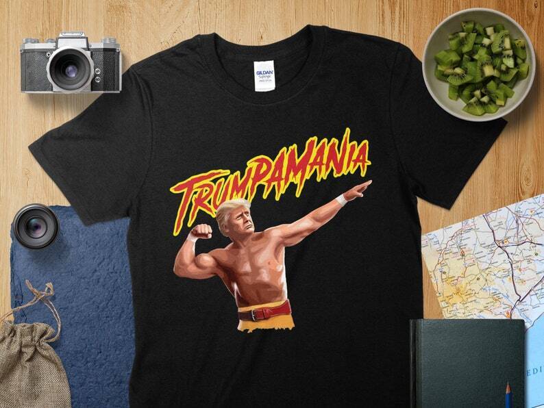 Trumpamania Donald Trump Hulk Hogan Maga T-Shirt Unisex T-Shirt S