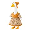 Jijijing Thanksgiving Porch Goose Outfit, Autumn Dress with Head Scarf for 23 Inch Statue, Outdoor Garden Yard Decor