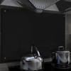 Day and Night - Day and Night Kitchen Splash Protection Black Tempered Glass 90x60 Cm