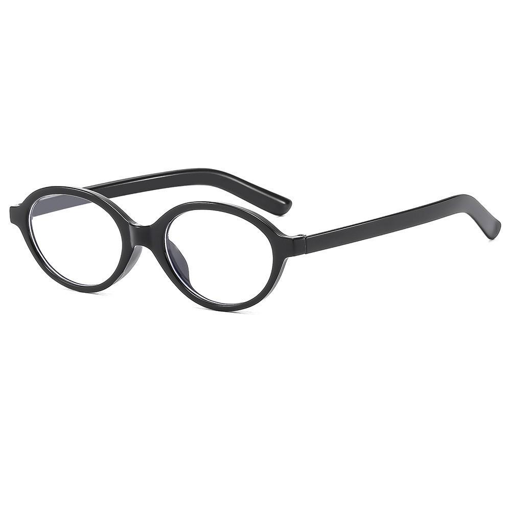 Retro Women's Oval Anti-Blue Light Lightweight Decorative Glasses
