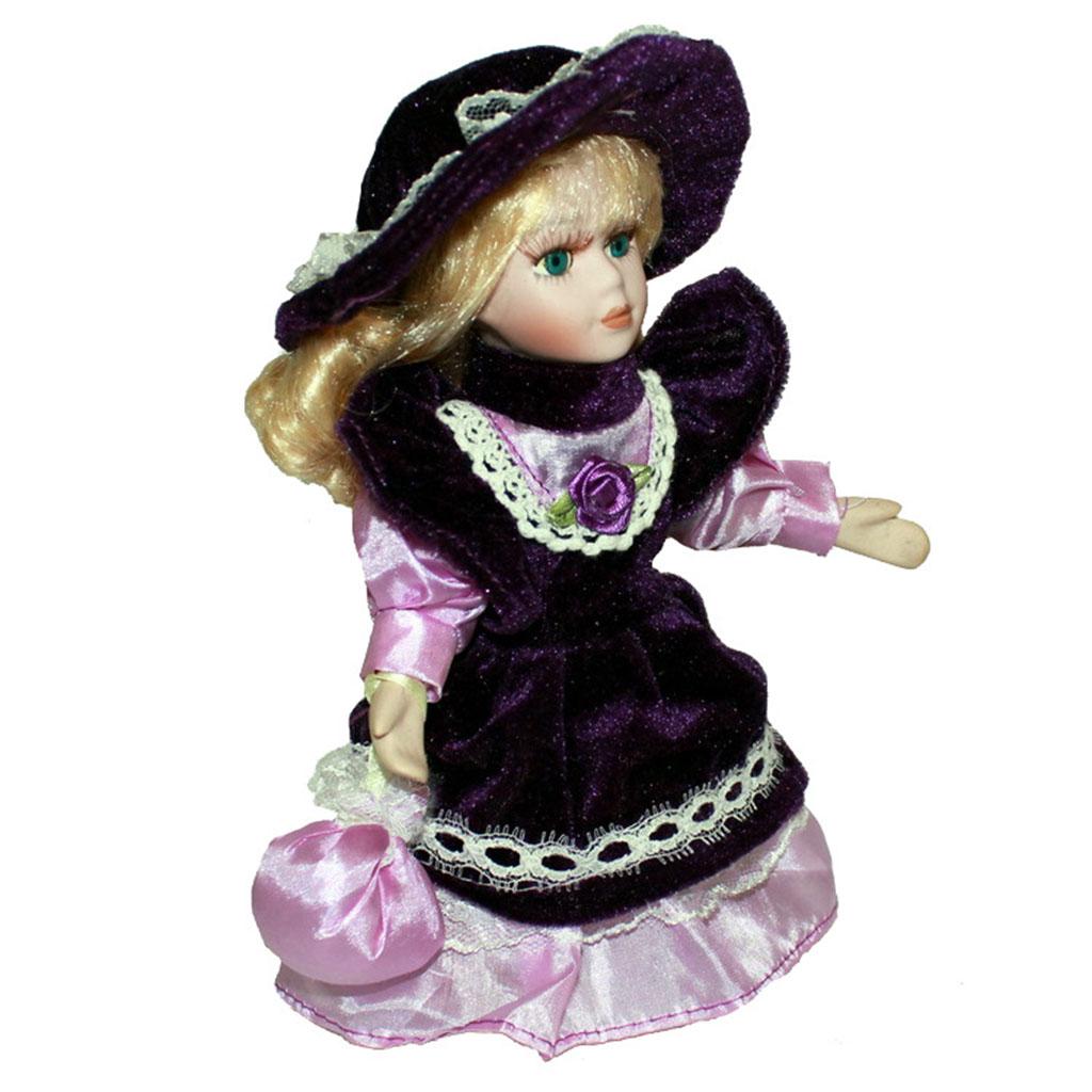 8'' Doll Porcelain Dolls for Home Decoration