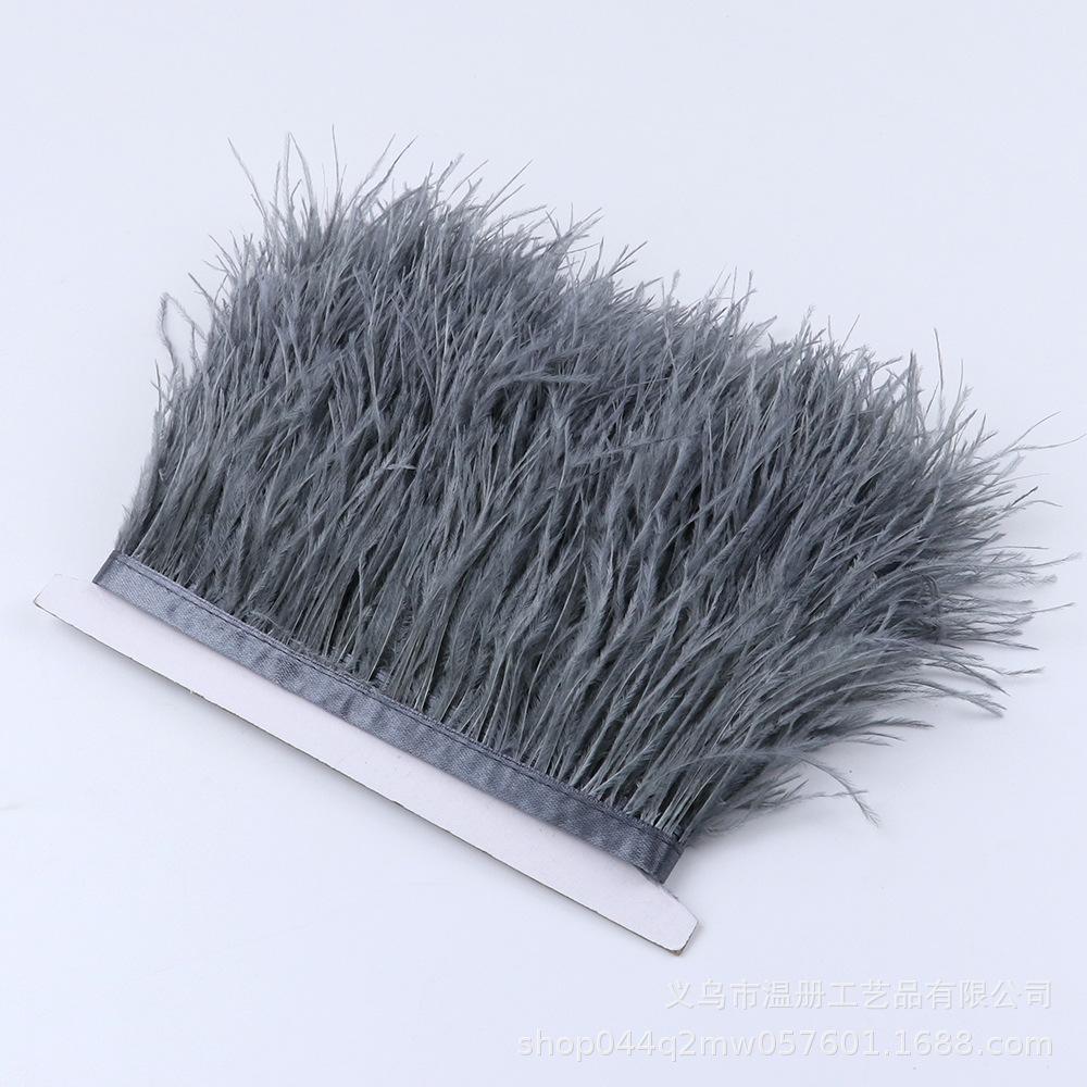 8-10Cm Ostrich Hair Cloth Edge Various Colors Optional Feather Lace Clothing Earrings Diy Decoration