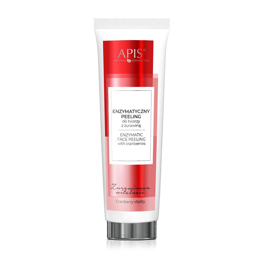 

APIS - ŻURAWINOWA WITALNOŚĆ Enzymatyczny peeling do twarzy z żurawiną, 100 ml