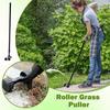 Effective Root Removal Weed Remover Sturdy Clamp Stand-up Weed Puller  Weeding Tool with Wheel