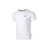 ESS T Shirts Men's White Crew Neck Moderate Straight Fit 670932-35