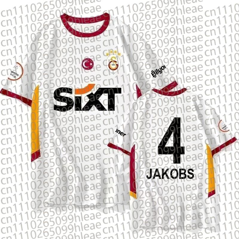 Maillot d'équipe Galatasaray Osmeen Football T-shirt à Manches Courtes Séchage Rapide Respirant Tenue Familiale assortie Hauts de Sport d'Extérieur