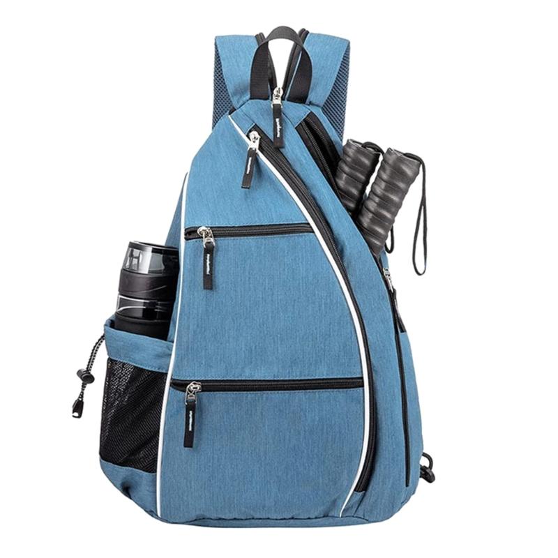 Pickleball Bag for Man and Women Pickleball Backpack Adjustable Crossbody Sling Bag Tennis Bag Pickleball Paddle Bag