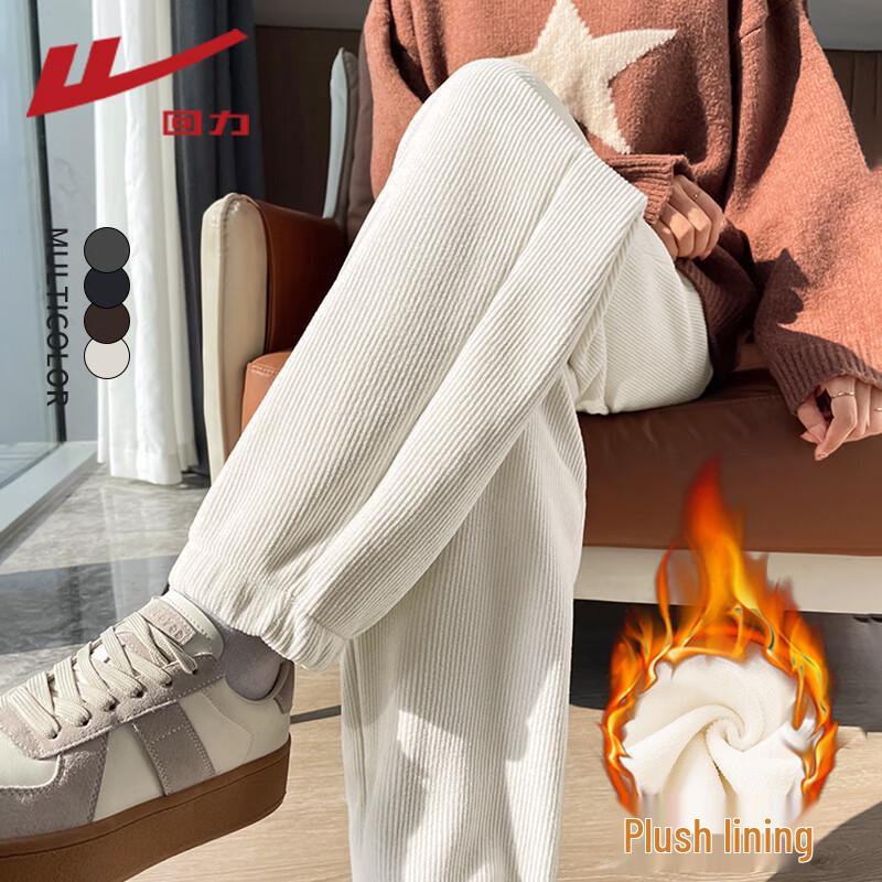 

Warrior Women s Winter Corduroy Fleece-Lined Casual Pants L