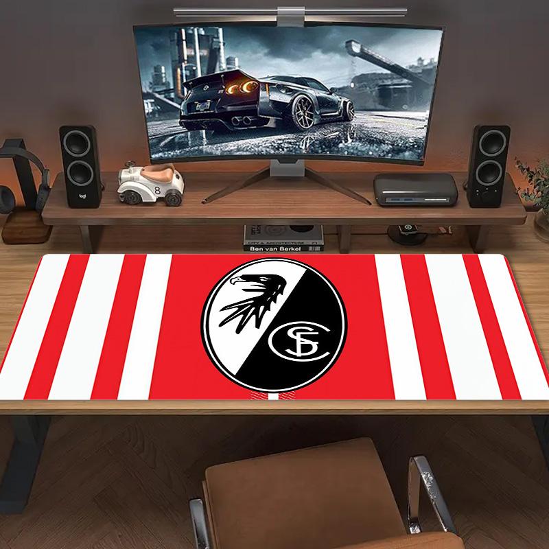 SC Freiburg Print  Cushion Non-slip Laptop Tablet Big Mousepad XXL Mat Mini PC Playmat With Lock edge