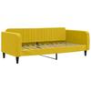 Vidaxl Sofa with Sleeping Function, Yellow, 100X200 Cm, Upholstered In Velvet