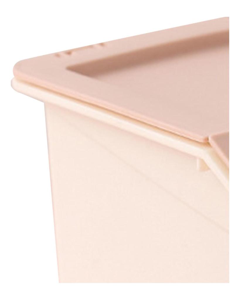 Miniaturowe pudełko do przechowywania na biurko, plastikowe, składane, śliczne, miniaturowe organizery na biurko z klapką na przybory piśmiennicze