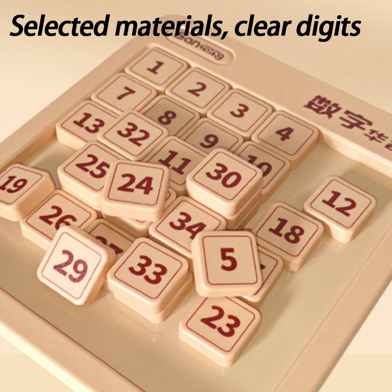 Children'S Digital Huarong Road Math Educational Toys Logic Thinking Training Toys For School Students