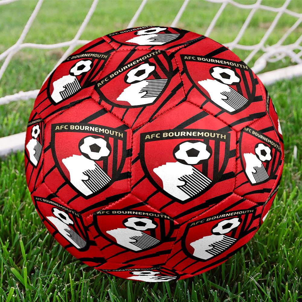 Afc Crest Printed Size 5 Soccer Balls, High-Quality, Anti-Slip, Protective Football, A Unique Gift Suitable for Him/Her, Birthdays, Christmas Gifts