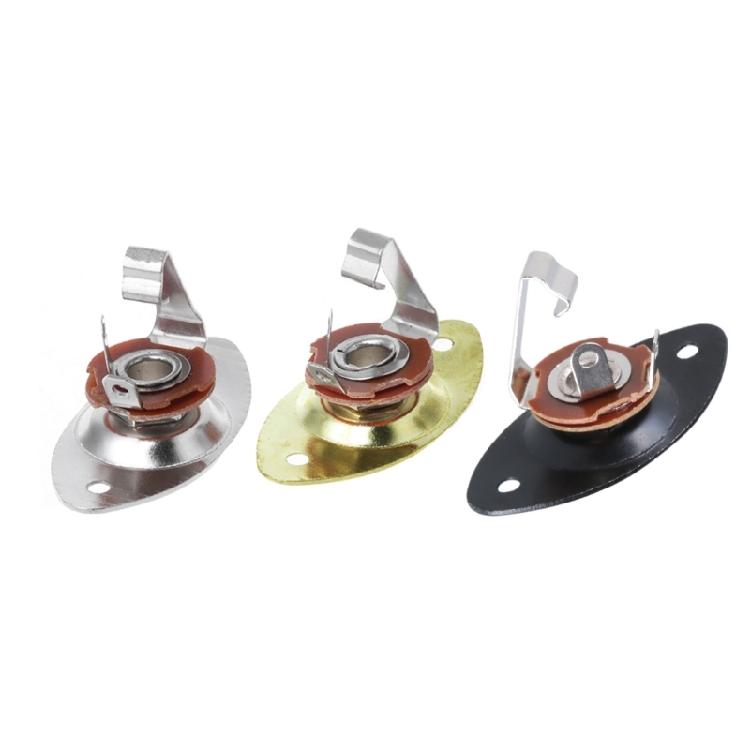 Electric Guitar Jack Output Jackplate Indented Curved Output Socket With Screws