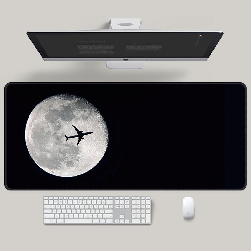 

Дуже великий ігровий килимок для миші «Зоряне небо» – Нековзний, товстий для гуртожитку чи офісу 1000*500*3mm