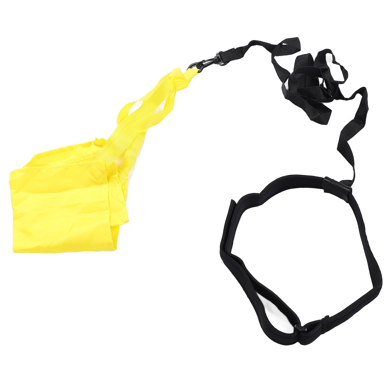 Swim Parachute Resistance Belt Set Nylon PP Anti Loosening Buckle Swimming Parachute Resistance Training Set for Auxiliary Devices 40cm