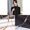 Korean Style Geometric Long Sweater Chain With Pendant For Women Fashion Accessories