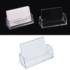 Clear Business Card Holder Organizer Office Desk Display Stand Memo Counter Accessories Tabletop Business Card Holder Storage
