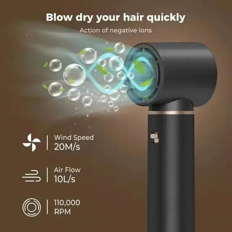 Professional Blow Dryer Multi Functional Hair Styler Curlers 5 in 1 Hair Brushless Motor Fast Drying Styling Tools Negative Ions