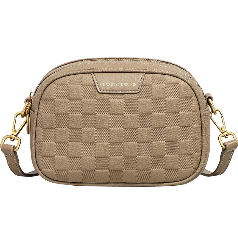 Bag Women'S Bag Summer Leather Messenger Bag Small Bag Versatile Light Luxury Niche High-End Shoulder Bag