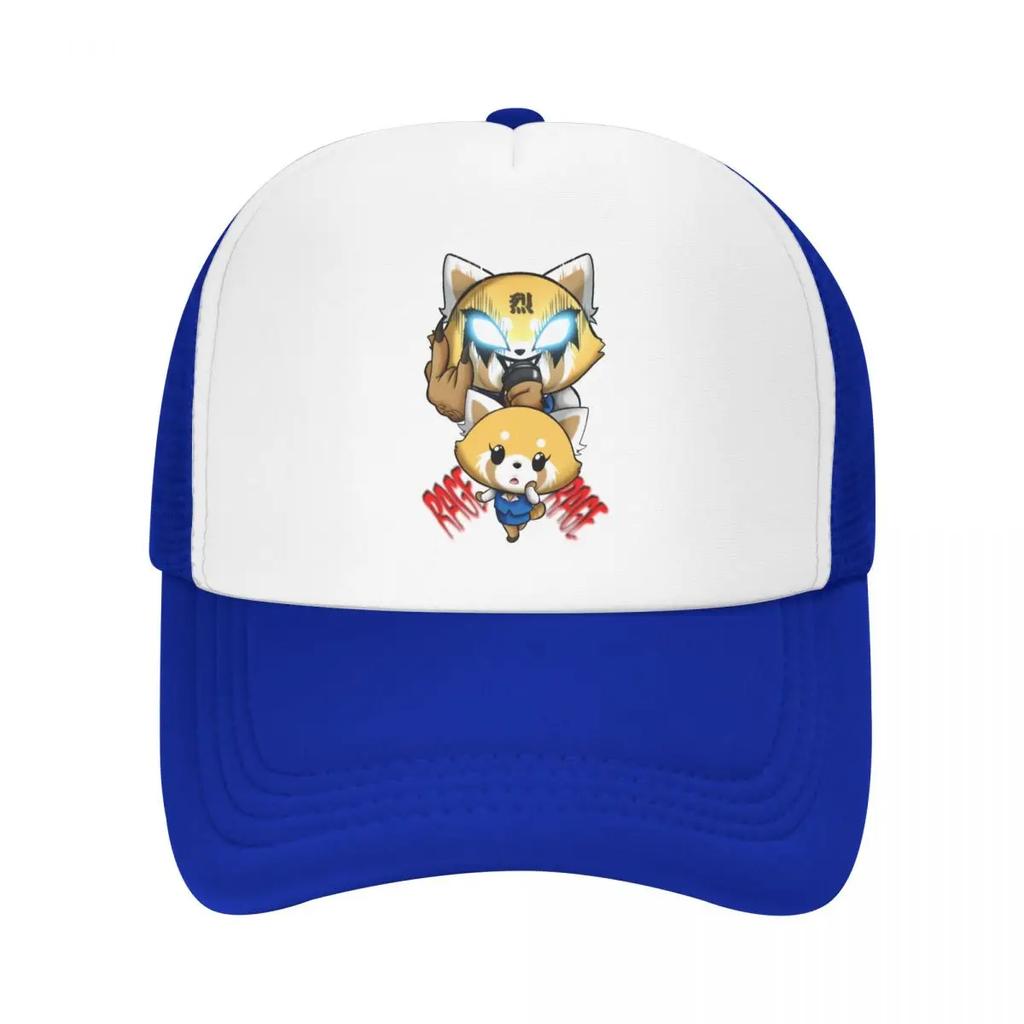 Custom Heavy Metal Aggretsuko Baseball Cap Sun Protection Unisexga Aggressive Retsuko Trucker Hat Autumn Personalized Dad Hat