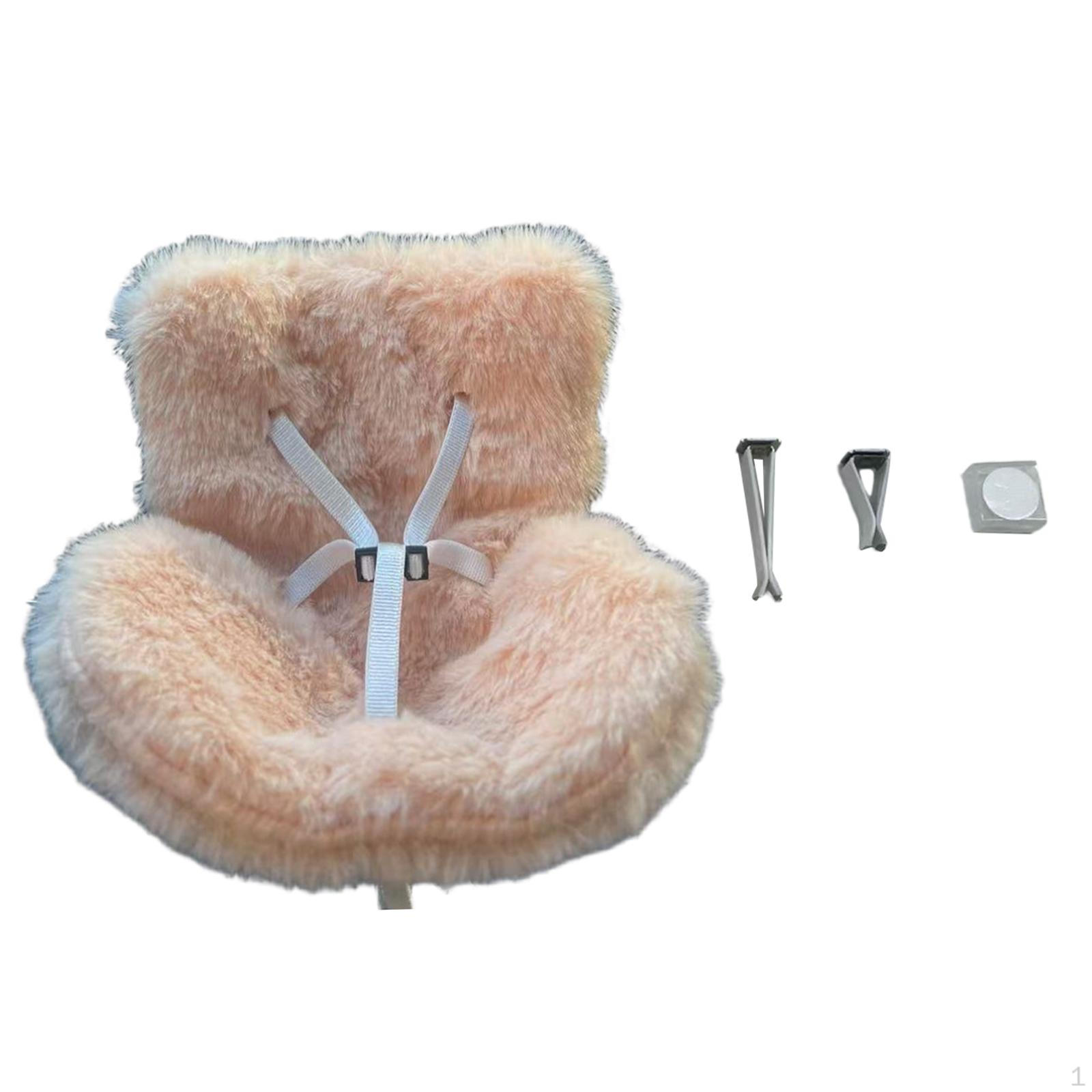 

Держатель для куклы с клипсой для воздуховода для демонстрации миниатюрных транспортных средств до 20 см Milk tea color