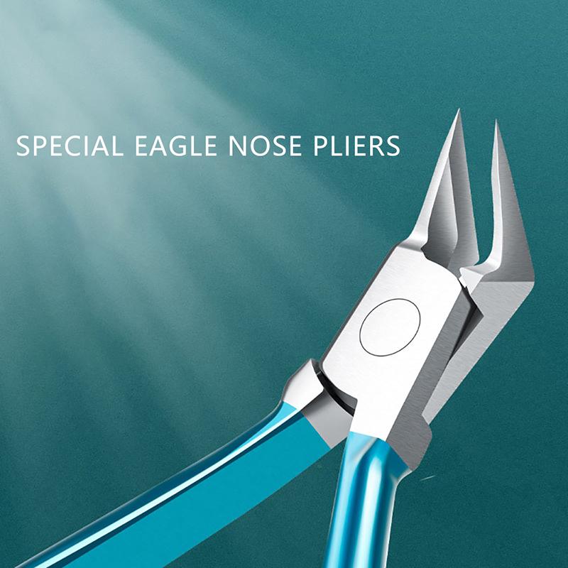 Thick Nail Clippers Ingrown Toenail Nipper Pedicure Cutter Onychomycosis Trimmer Professional Plier Manicure Tool