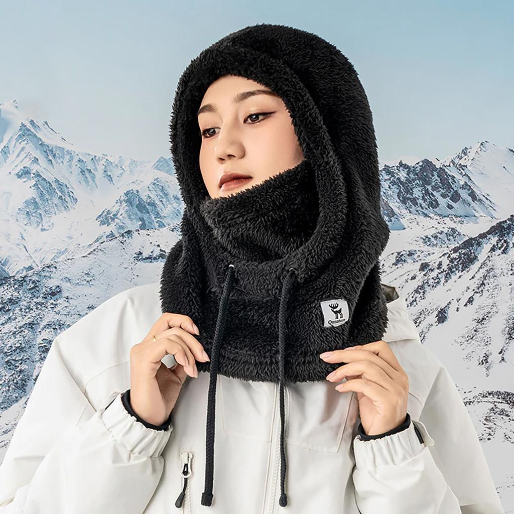Qunature Arktischer Samt Ski- Sturmhaube Größe M Schwarz