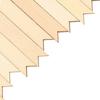 100pcs With Holes Wooden Gift Tags 2.6 x 0.5 Inch Blank Wood Hanging Tags  DIY Crafts