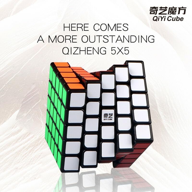 Kancharo Kiji Cube [Includes Pouch for Convenient Storage] (Black, 5x5)