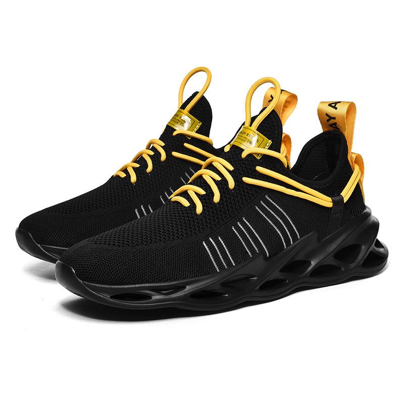 Freizeitschuhe Herren Neu Atmungsaktiv Fliegenwebe Oberfläche Klinge Sohle Große Größen Mode