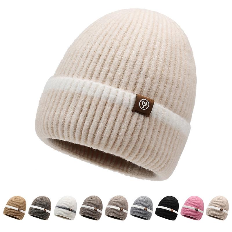 Winter versatile outdoor fleece to protect against cold and warm knitted hats
