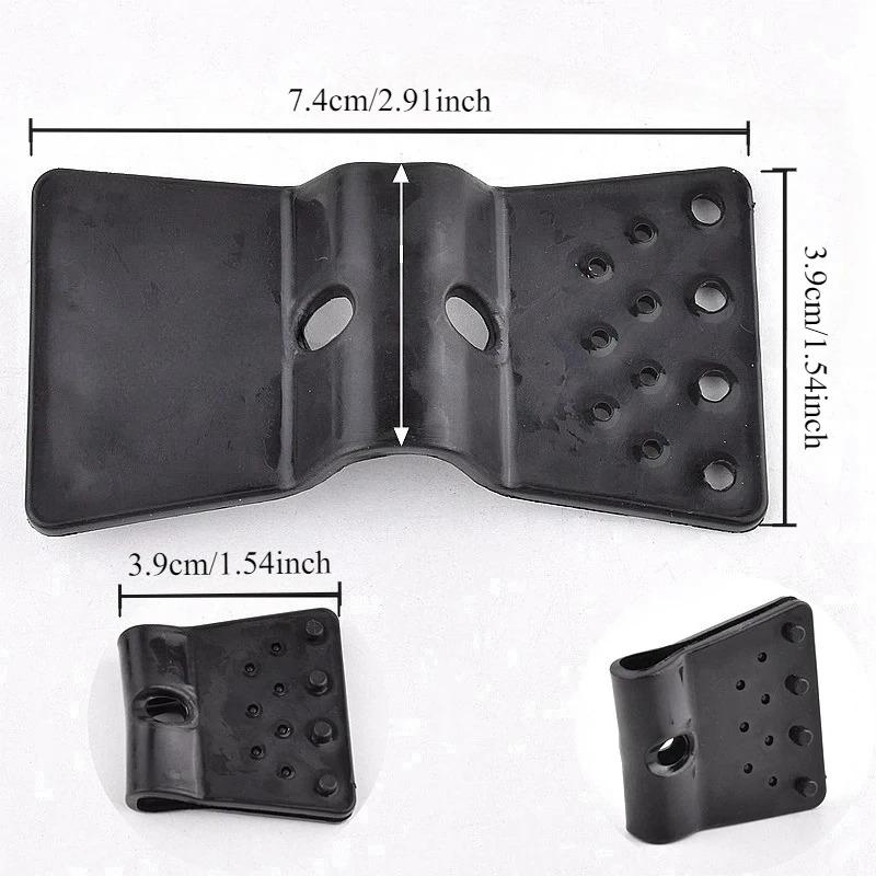 50/30/10Pcs Black Butterfly Type Sunshade Net Clips Windproof Net Hook Agriculture Shadow Film Fix Clamp Outdoor Tent Hang Tongs