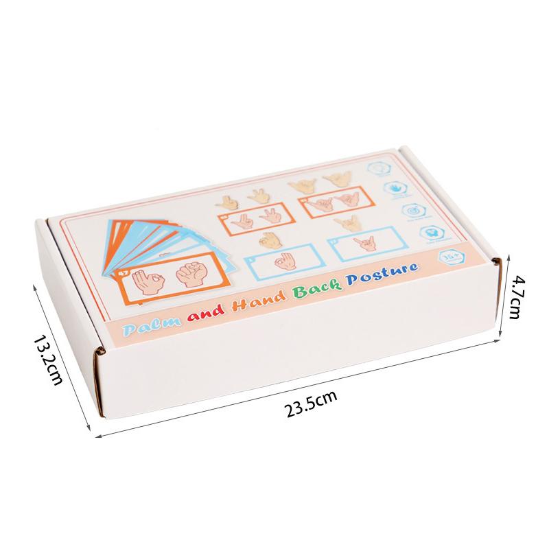 

Montessori educational matching gesture puzzle teaching toy Kids desktop blocks matching puzzle Learning Toys For Kids Gifts