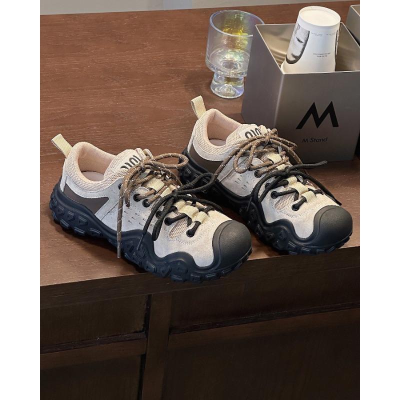 Autumn New Anti-collision Hiking Shoes Hiking Casual Shoes Women's Platform Heightening Sports Outdoor Ugly Cute Dad Shoes