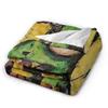 Invader Zim oil Blanket  Warm Soft Novelty Plush Throw Blanket For Home Decor Travel Office Flannel Bedspread Bed Cover