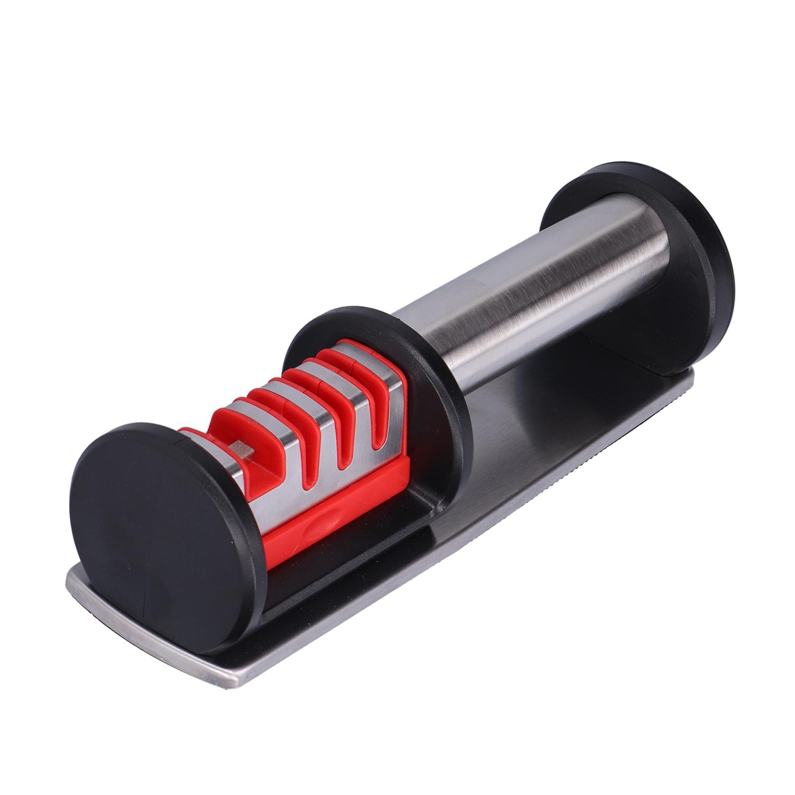 4 Stage Knife Sharpener Multifunctional Manual Knife Sharpening Tools for Kitchen UseColor Box Packing