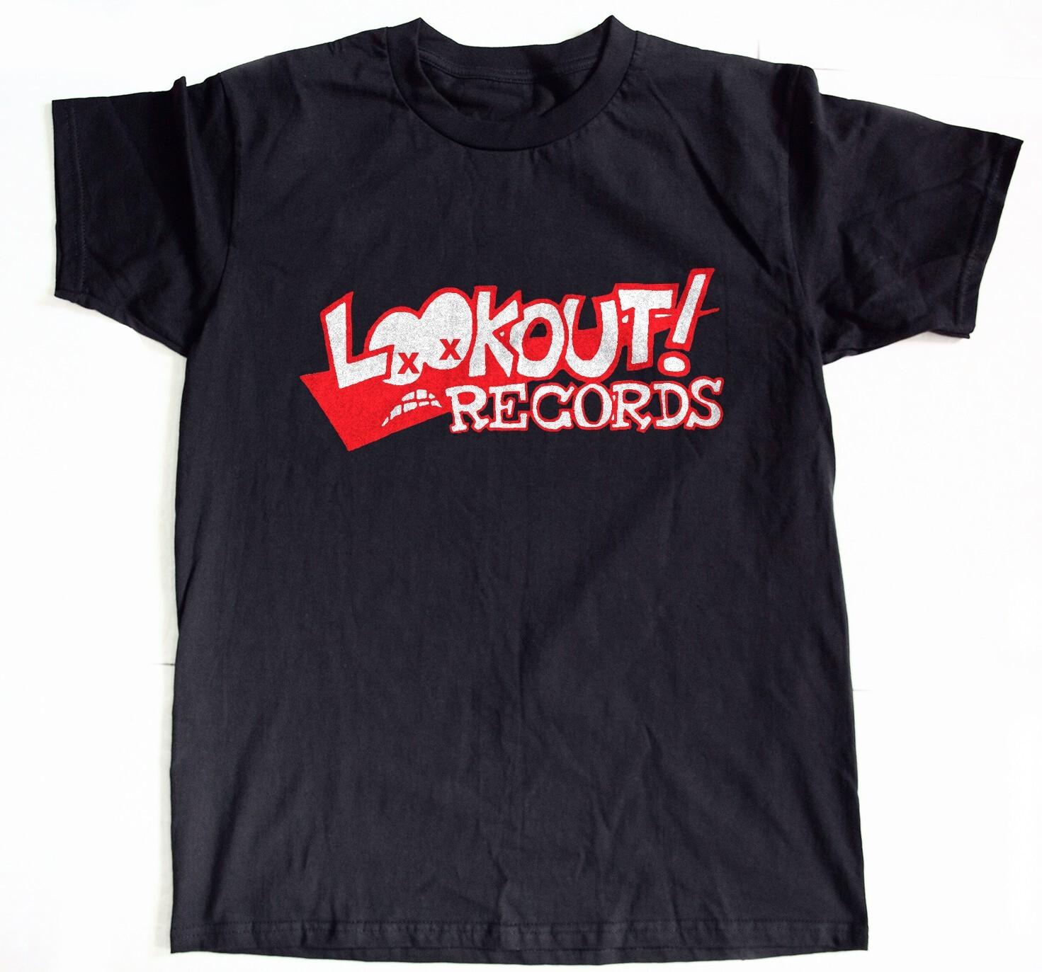 Lookout Records Death Logo Black Unisex T-shirt Size S-5XL XXXL