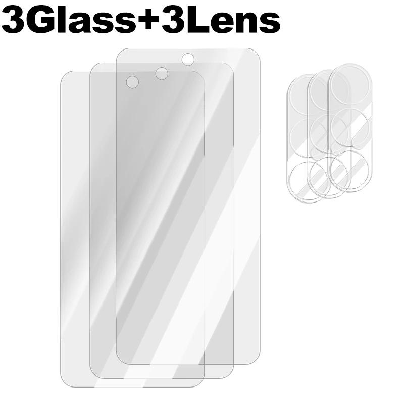 6in1 Tempered Glass for Samsung Galaxy A26/A36/A56 Screen Protector HD Camera Lens Glass Protective Film for A26/A36/A56