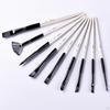 10-Piece Assorted Artist Paint Brush Set for Various Painting Surfaces Oil, Acrylic, and