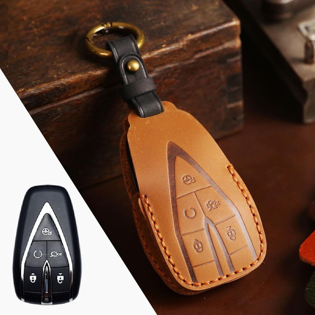 The Car Key Bag Is Suitable for Changan Auchan Cs75pluscs55 Yidong Car Key Cover.